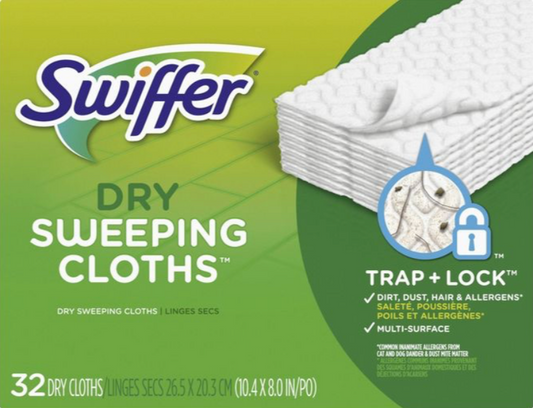 스위퍼 Swiffer 드라이 스위핑 클로스 32매
