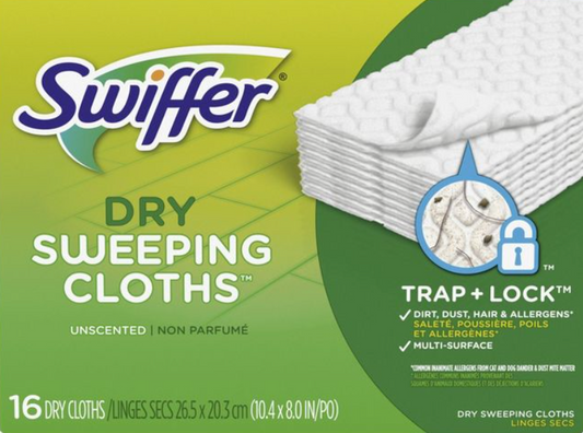 스위퍼 Swiffer 드라이 스위핑 클로스 16매