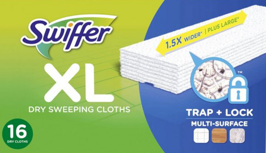 스위퍼 Swiffer XL 드라이 스위핑 클로스 16매