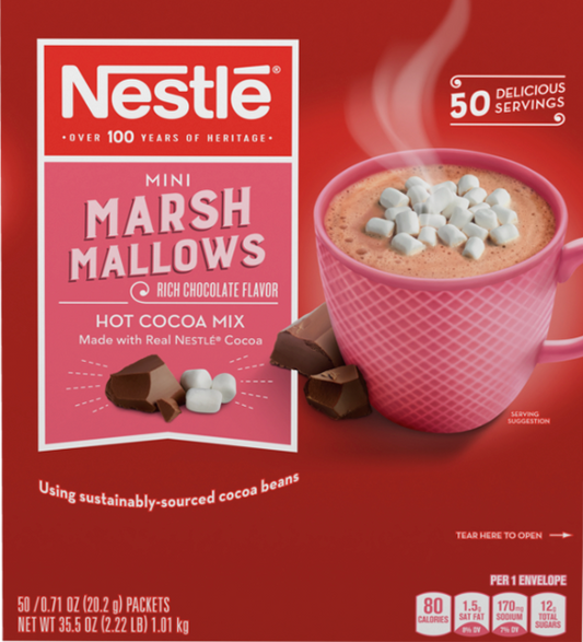 네슬레 Nestle 마시멜로 핫코코아 50팩 (1kg)
