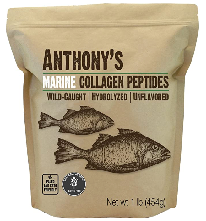 앤쏘니스 Anthony's 자연산 저분자 어류 콜라겐 분말 454g