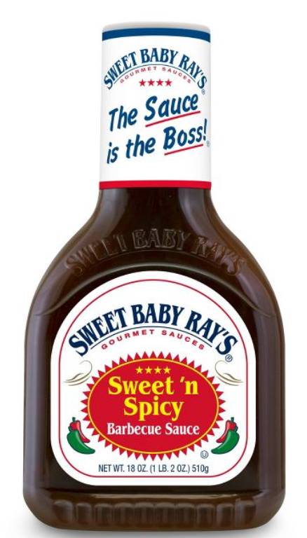 스위트베이비레이 Sweet Baby Ray's 글루텐-프리 스위트 & 스파이시 바베큐 소스 510g 🌶
