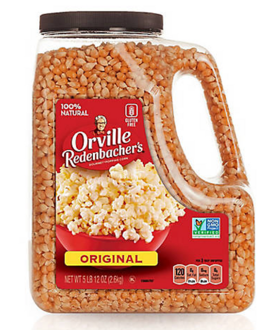 오빌 Orville Redenbacher's Non-GMO 옐로 팝콘 옥수수 캐니스터 2.6kg