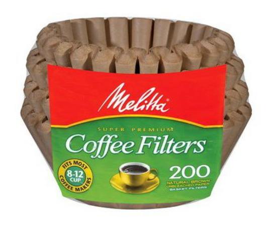 멜리타 Melitta 무표백 바스켓 커피 필터 #4 200매