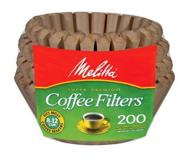 멜리타 Melitta 무표백 바스켓 커피 필터 #4 200매