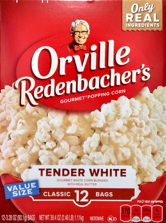 오빌 Orville Redenbacher's Non-GMO 전자렌지 화이트 팝콘 12팩 (1.1kg)