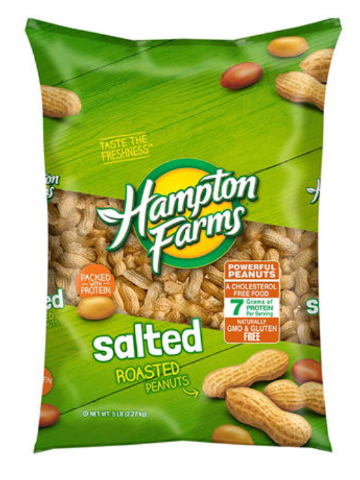 햄튼팜 Hampton Farm Non-GMO 가염 볶은 땅콩 2.27kg