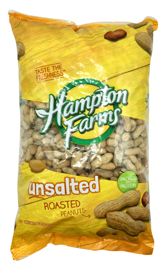 햄튼팜 Hampton Farm Non-GMO 무염 볶은 땅콩 2.27kg