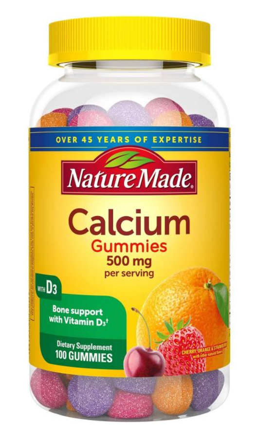 네이처메이드 Nature Made 칼슘 250mg + 비타민 D3 거미 100정