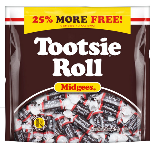 툿시롤 Tootsie Roll 글루텐-프리 초콜렛 카라멜 425g