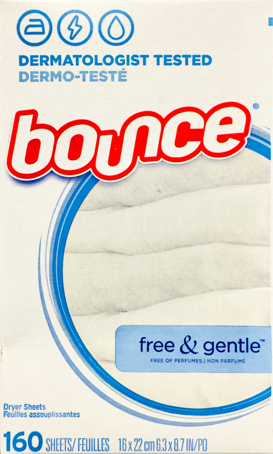 P&G 바운스 프리앤클리어 건조기 시트 165매 2개 (330매)