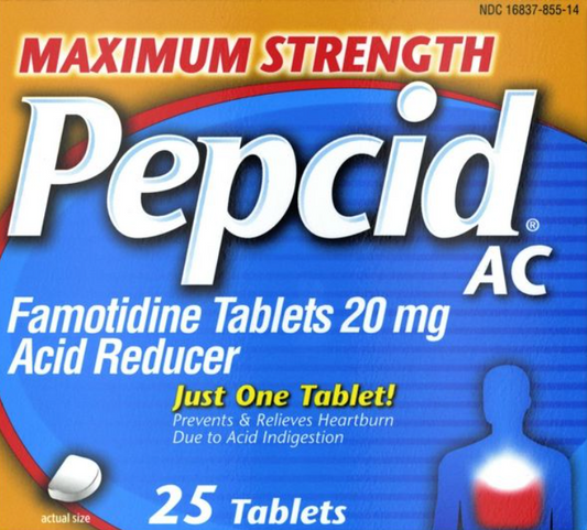 펩시드 Pepcid 파모티딘 20mg 제산제 25정