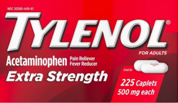 타이레놀 Tylenol 아세트아미노펜 500mg 225정