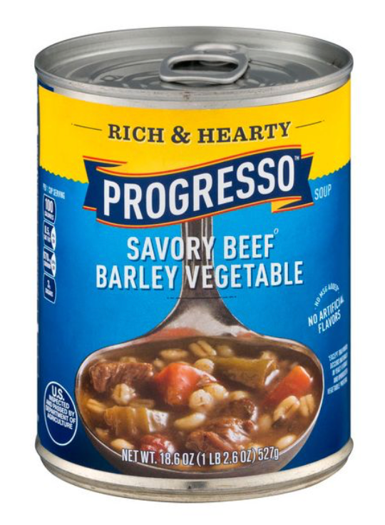 프로그레소 Progresso 세이보리 비프 보리 야채 스프 524g 6ct (3.14kg)