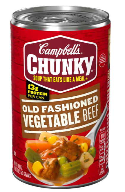 캠벨 Campbell's 청키 야채 쇠고기 스프 533g 6ct (3.19kg)