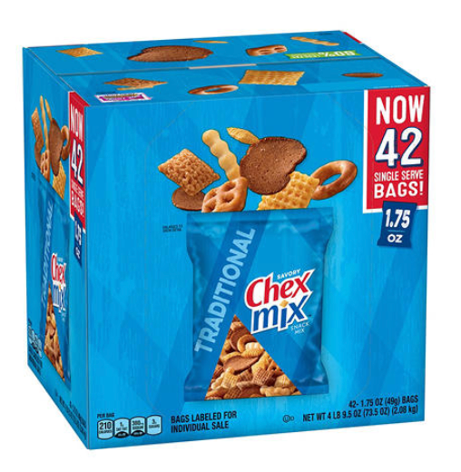 제너럴밀즈 General Mills 오리지널 첵스믹스 49g 42팩 (2.08kg)