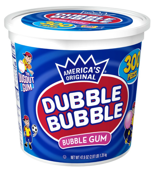 더블버블 Dubble Bubble 풍선껌 캐니스터 300pc (1.35kg)