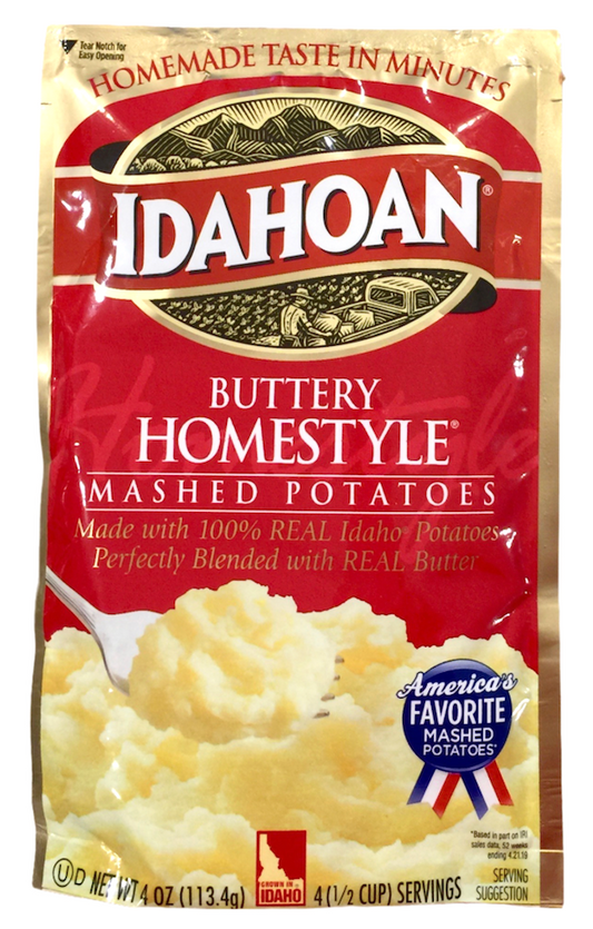 아이다호안 Idahoan 글루텐-프리 버터리 홈스타일 매시드 포테이토 113g 2ct (226g)