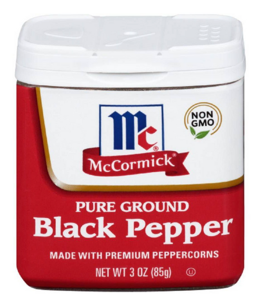 맥코믹 McCormick Non-GMO 고운입자 후추 가루 Pure Ground 85g