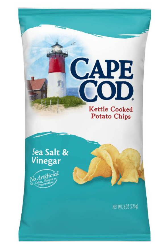 케이프코드 Cape Cod Non-GMO 글루텐-프리 시솔트앤비네가 감자칩 226g