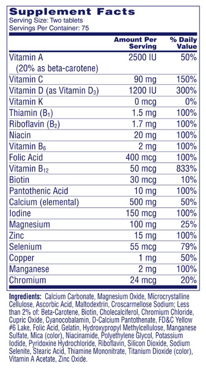 65+ 바이엘 Bayer 원어데이 프로액티브 멀티 150정