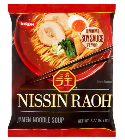 니신 Nissin 라오 쇼유 라면 100g 5ct (500g)