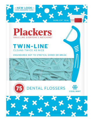 플래커스 Plackers 트윈라인 치실 75pc