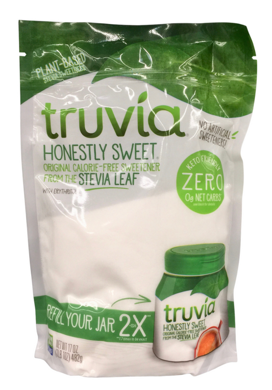 트루비아 Truvia Non-GMO 0칼로리 스테비아 당뇨•케토 감미료 리필 482g