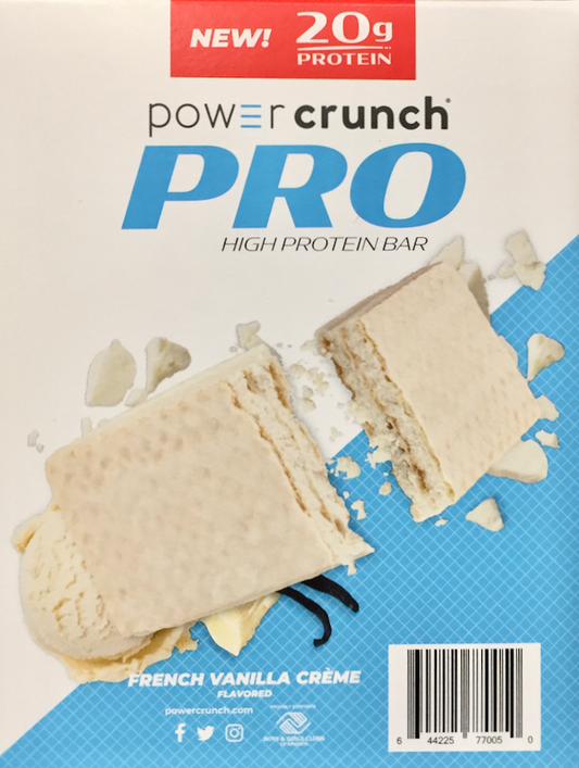파워크런치 Power Crunch 프로 프렌치 바닐라 크림 단백질 에너지바 58g 4ct (232g) *단백질 20g*