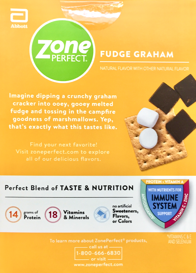 애보트 Abbott 존퍼펙트 퍼지 그래함 단백질바 10ct (500g)