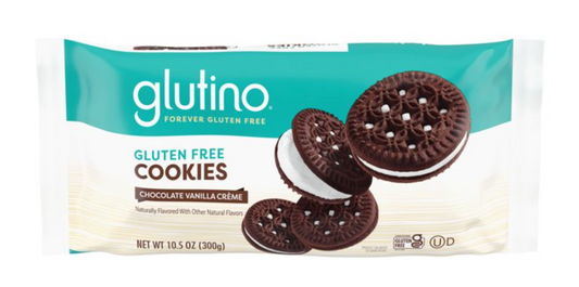 글루티노 Glutino 글루텐-프리 초콜렛 바닐라크림 샌드위치 쿠키 300g