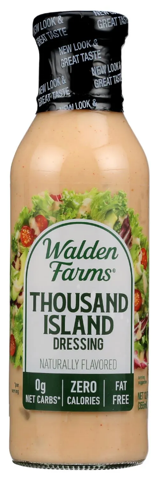 월든팜 Walden Farms Non-GMO 슈가/글루텐-프리 무지방 0칼로리 싸우전 아일랜드 드레싱 355ml