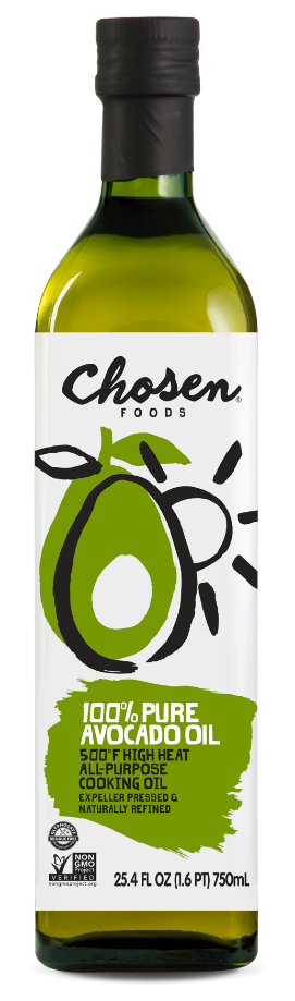 초즌푸드 Chosen Foods Non-GMO 100% 퓨어 아보카도 오일 750ml *당뇨/케토친화*