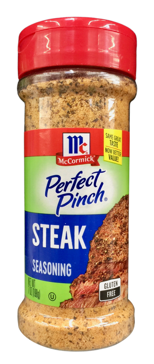 맥코믹 McCormick 퍼펙트핀치 슈가/글루텐-프리 0칼로리 스테이크 시즈닝 198g