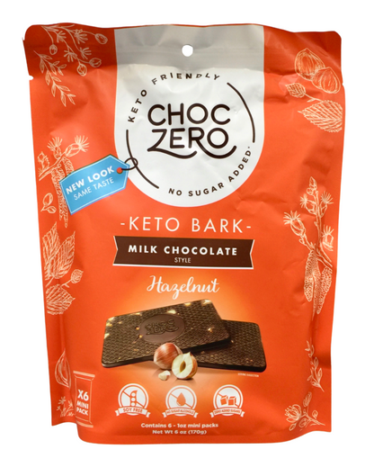 초크제로 ChocZero 슈가/글루텐-프리 당뇨/케토 헤이즐넛 밀크초콜렛 170g *개별포장*