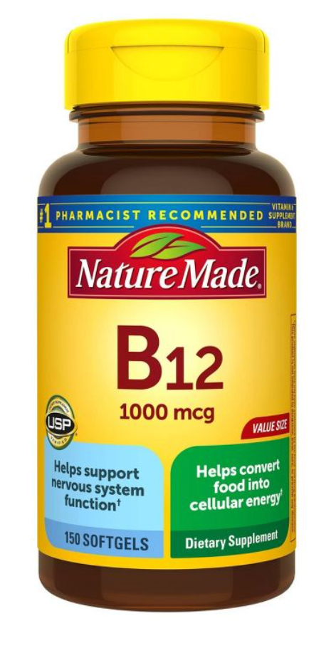 네이처메이드 Nature Made 비타민 B12 1000mcg 150 액정