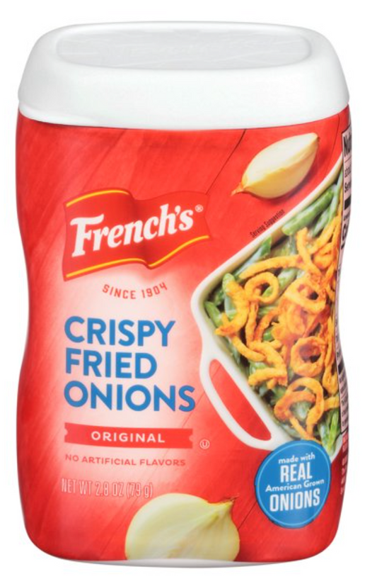 프렌치 French's Non-GMO 크리스피 프라이드 어니언 샐러드 토핑 79g
