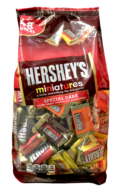 허쉬 Hershey's 미니어처스 스페셜 다크 초콜렛 3가지맛 밸류팩 1.36kg