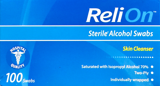 릴라이온 ReliOn 이소프로필 70% 2겹 멸균 알콜 패드 100매