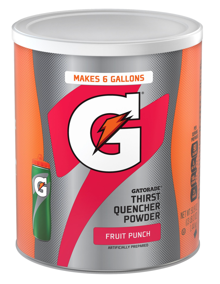 게토레이 Gatorade 드링크 믹스 22L Fruit Punch (1.44kg)