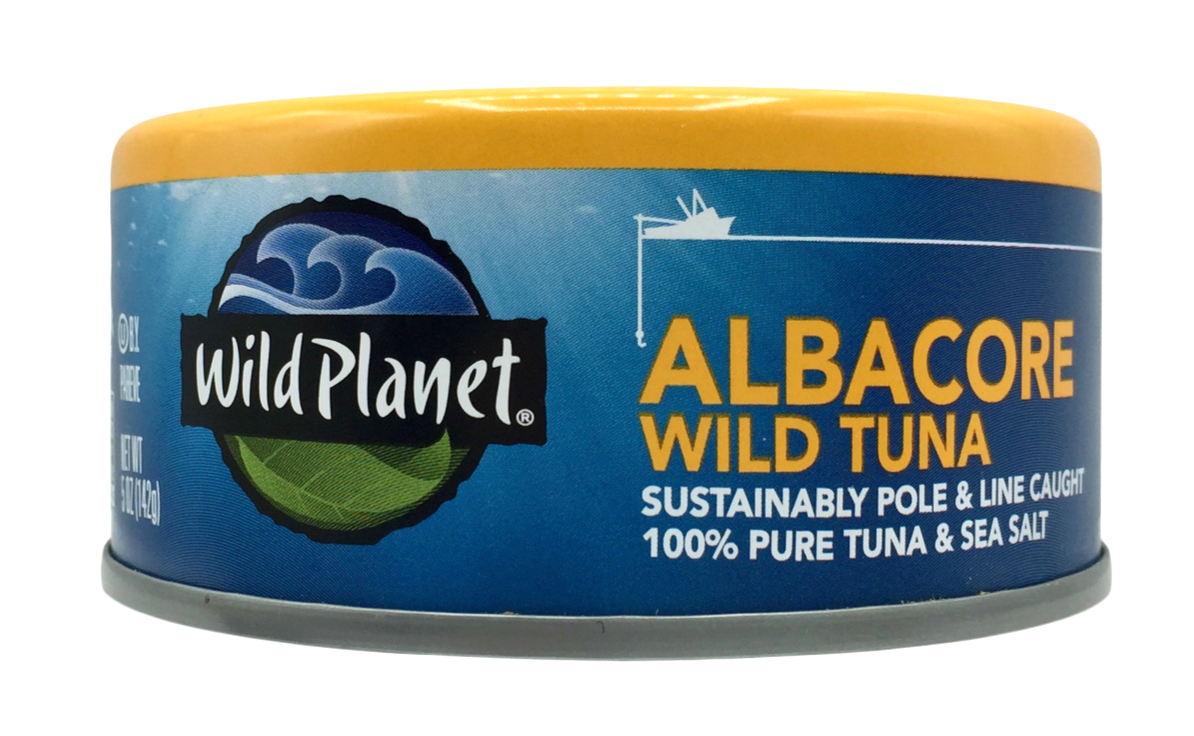 와일드플래닛 Wild Planet Non-GMO BPA/방부제-프리 알바코어 참치 142g 6ct (852g)