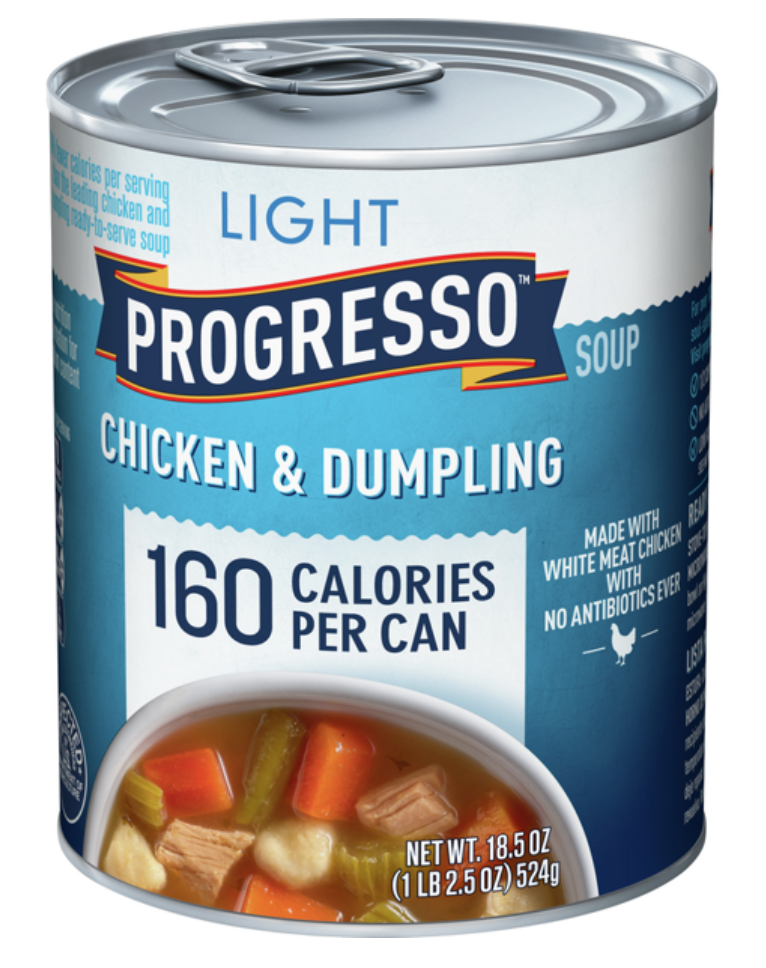 프로그레소 Progresso 라이트 치킨 & 덤플링 (만두) 스프 524g 6ct (3.14kg)