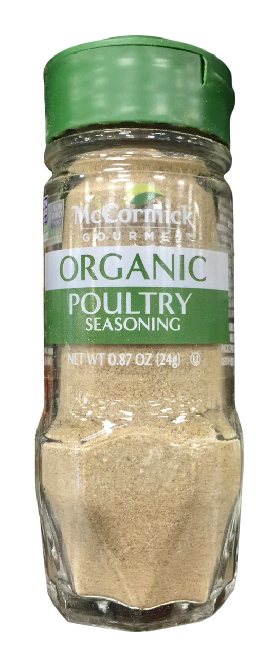 맥코믹 McCormick 유기농/Non-GMO 폴트리 (가금류) 시즈닝 24g