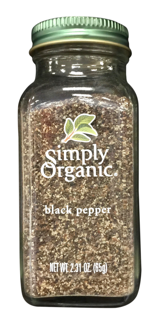 심플리오가닉 Simply Organic 유기농 블랙 페퍼 (검은 후추 가루) 65g