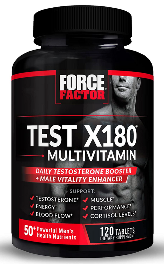 포스팩터 Force Factor 테스트 X180 테스토스테론 (남성호르몬) 부스터 120정 *근육•스태미나*