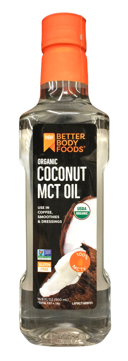 베터바디푸드 BBF 유기농/Non-GMO 코코넛 MCT 오일 500ml