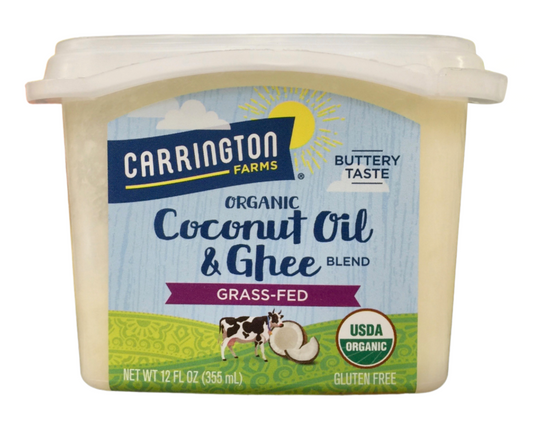캐링턴팜 Carrington Farm 유기농/Non-GMO BPA-프리 유기농 코코넛오일 + 그레스페드 기 (정제 버터) 355ml
