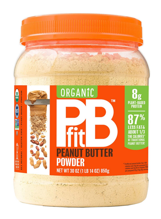 피비피트 PBfit 유기농/Non-GMO 글루텐-프리 87% 무지방 땅콩버터 파우더 850g *단백질 8g*