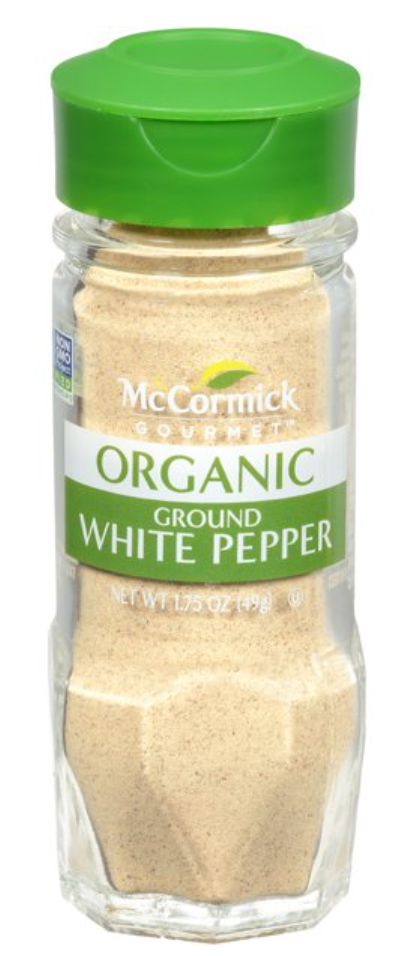 맥코믹 McCormick 유기농/Non-GMO 흰 후추 가루 49g