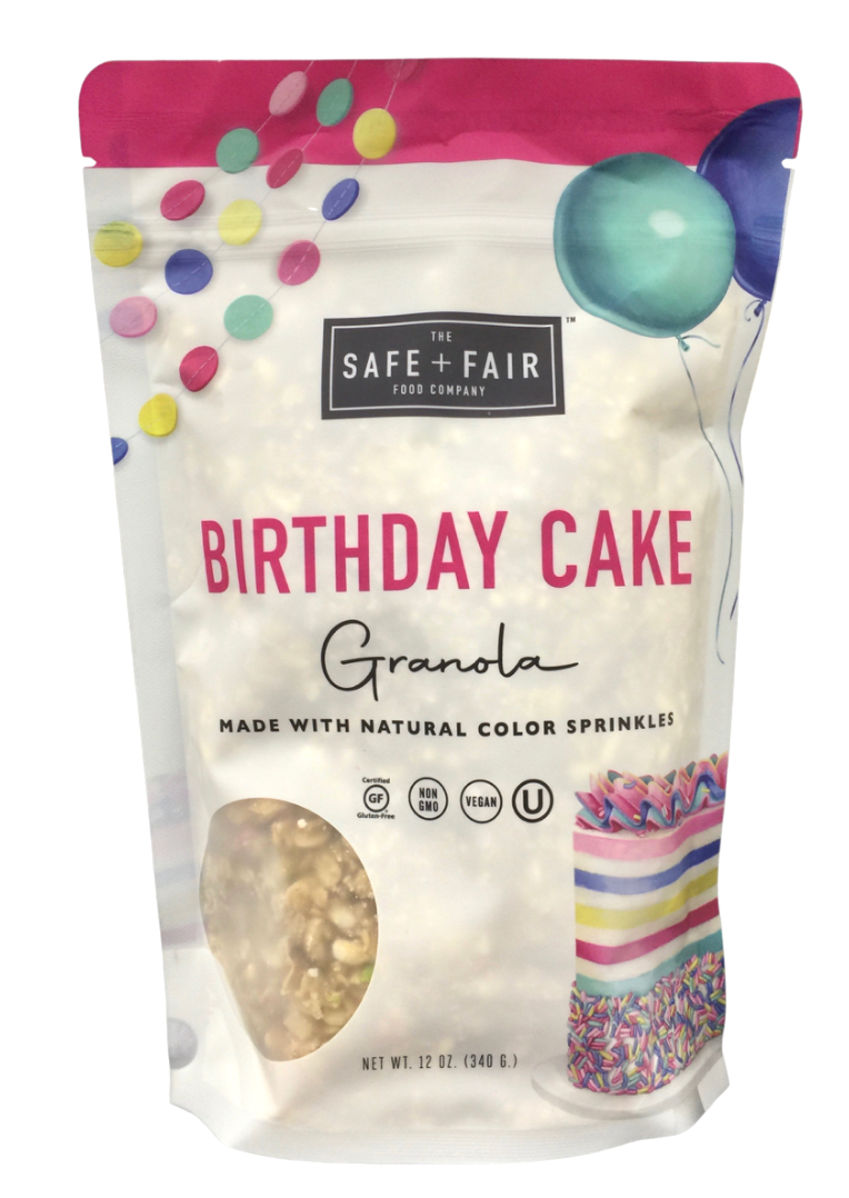 세이프플러스페어 SAFE+FAIR Non-GMO 글루텐/알러젠-프리 생일 케이크 그래놀라 340g